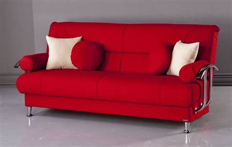 Red Sofa Bed